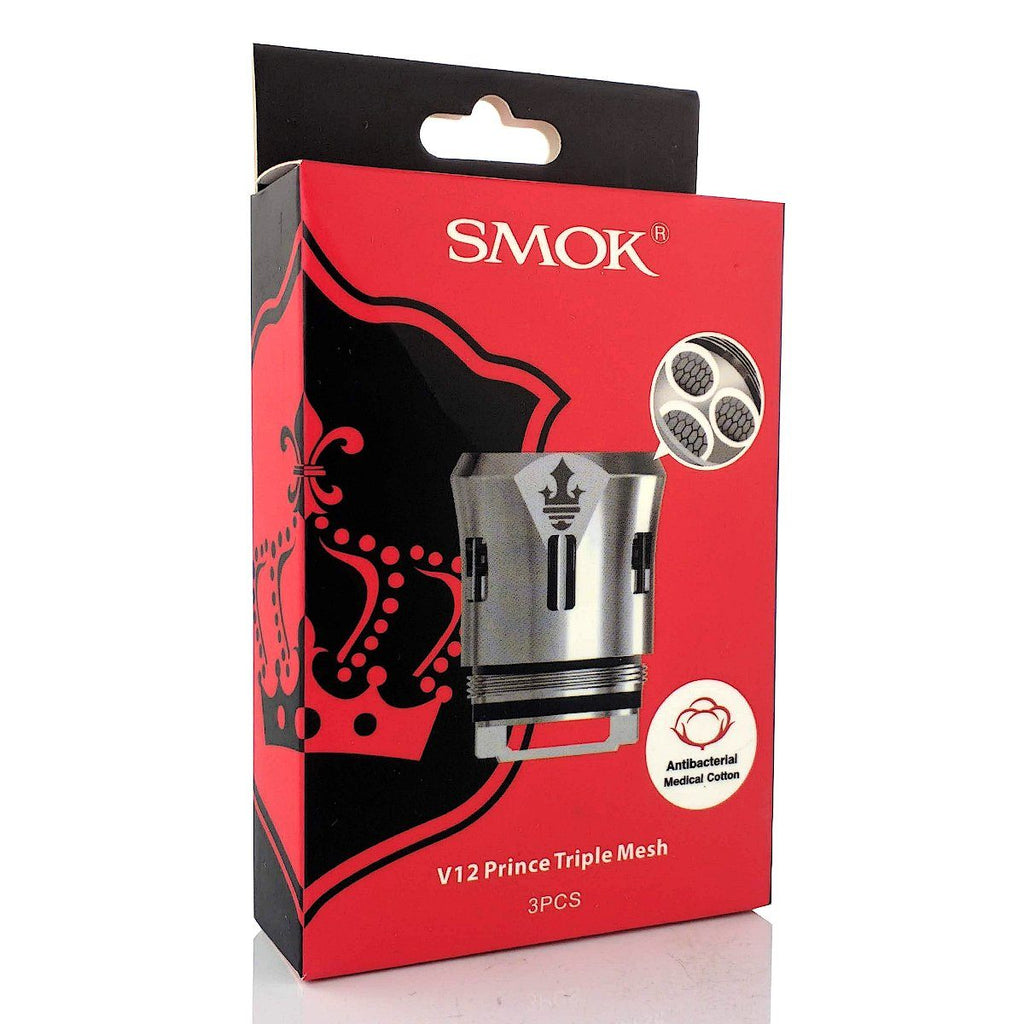 SMOK TFV12 Prince Replacement Coils - (3 Pack) Replacement Coils SMOK 0.15 ohm V12 Prince Triple Mesh (80-130W) 