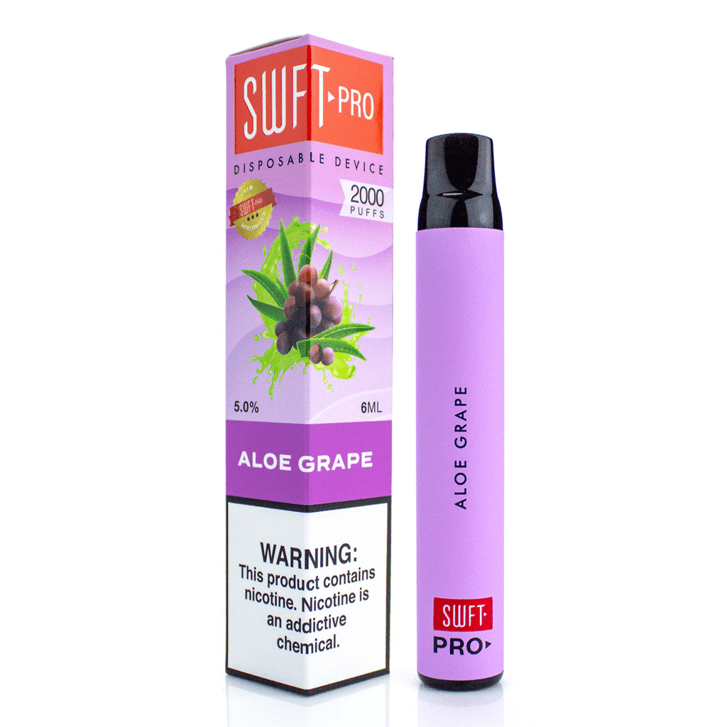SWFT Pro Disposable Vape Device - 2000 Puffs Disposable Vape Pens The Finest Aloe Grape 