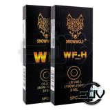 SnowWolf WF-H Replacement Coils - (5 Pack) Replacement Coils SnowWolf 