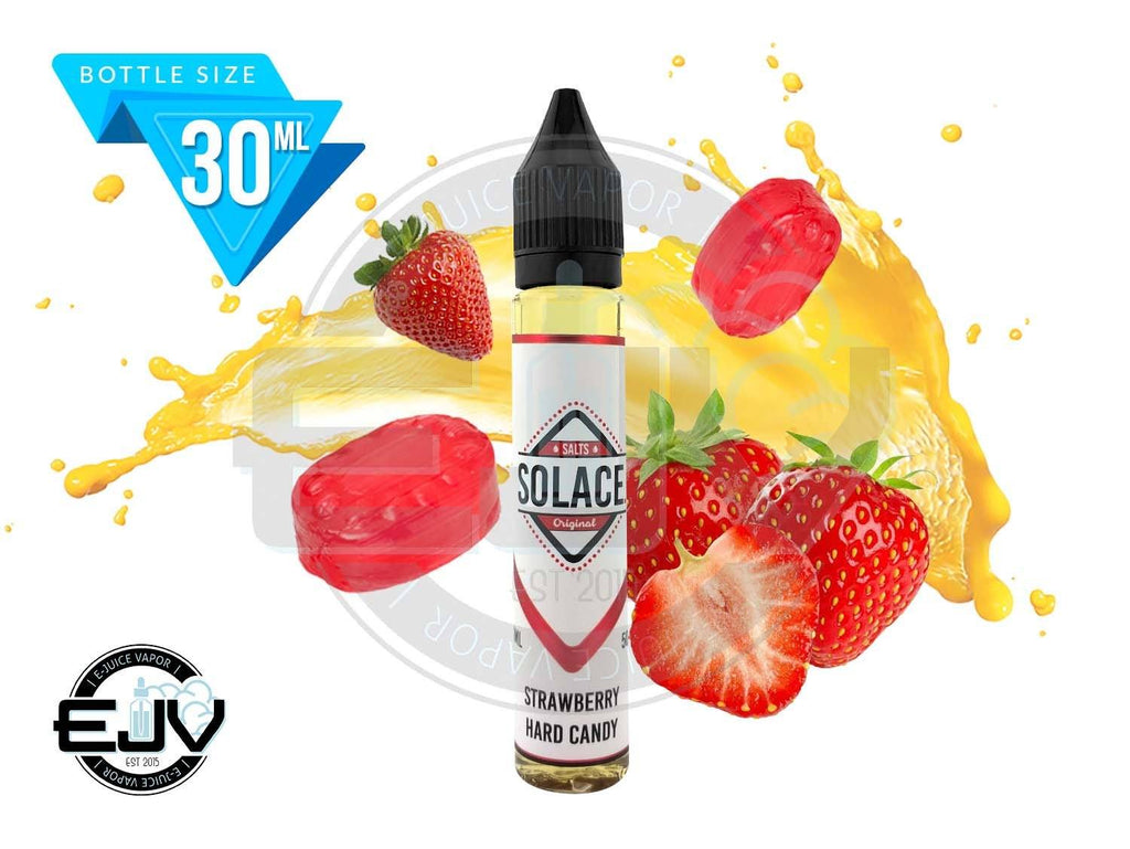 Strawberry Hard Candy Salt by Solace Vapor 30ml Discontinued Discontinued 50mg 