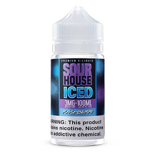 ICED Raspberry by Sour House E-Liquid 100ml E-Juice Sour House E-Liquid 