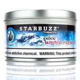 Starbuzz Shisha Tobacco - 250g Shisha Starbuzz [Exotic] - Winter Fresh 