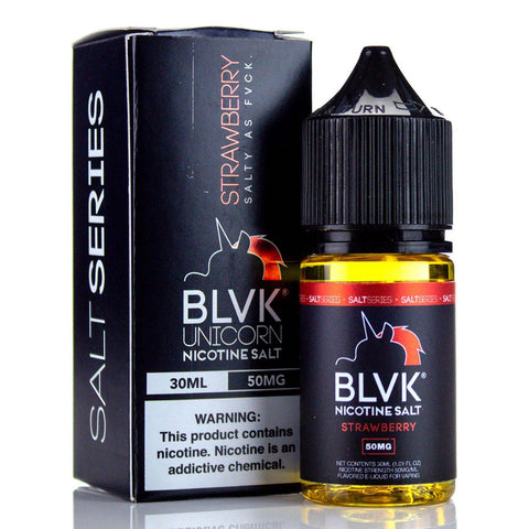 Strawberry by BLVK Unicorn Nicotine 30ml Nicotine Salt BLVK Unicorn Salt 