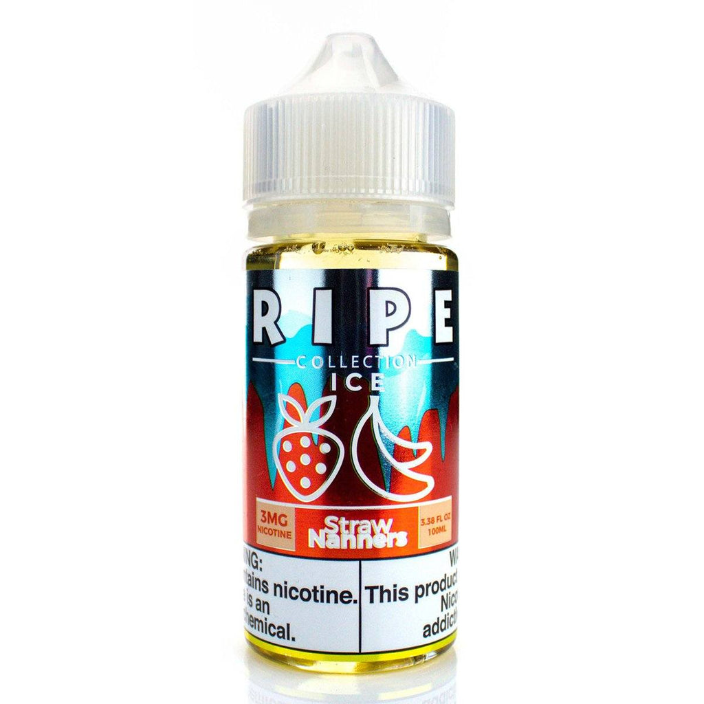 Straw Nanners On ICE by Ripe Collection 100ml E-Juice Vape 100 E-Juice 