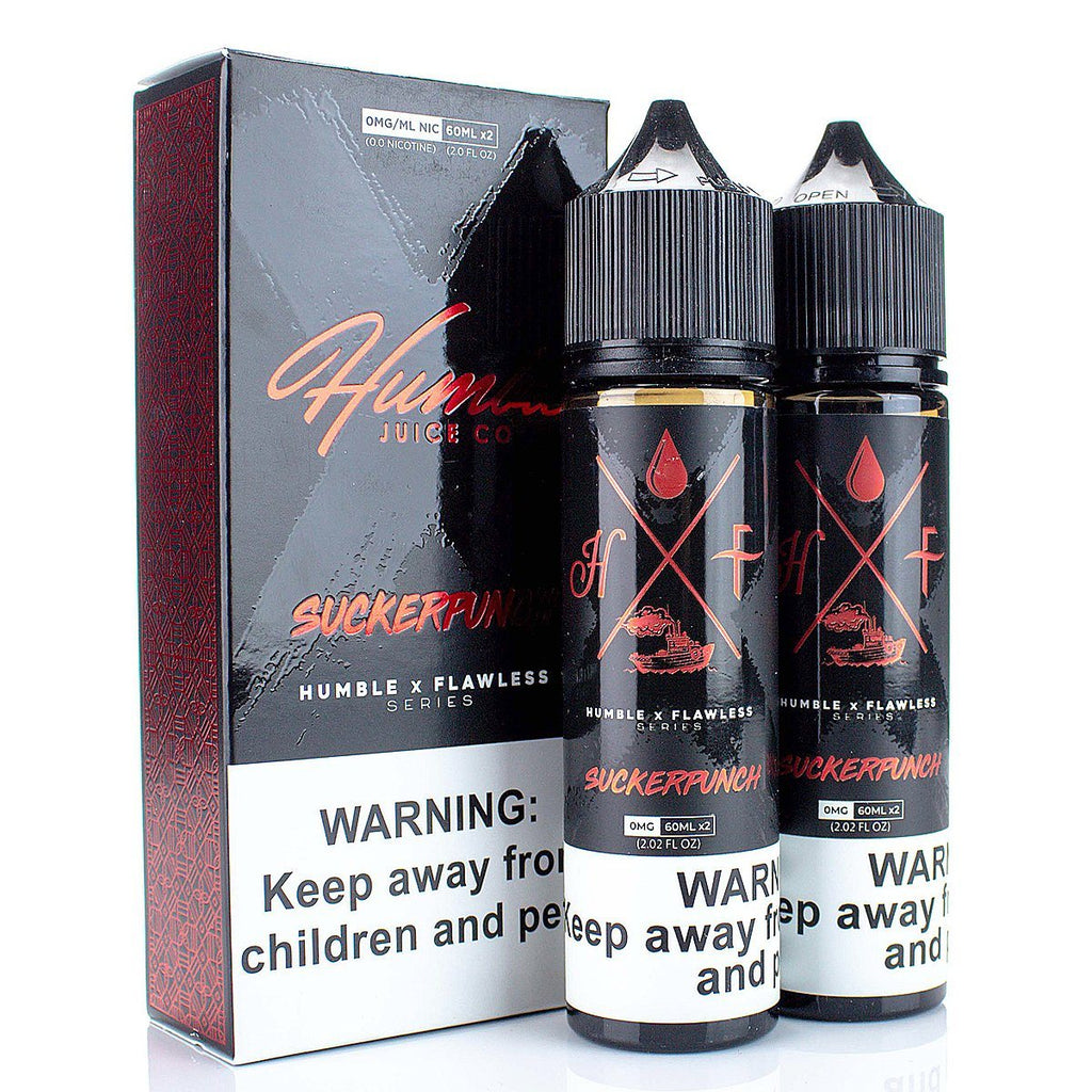 Suckerpunch by Humble x Flawless Collaboration 120ml Clearance E-Juice Humble x Flawless 