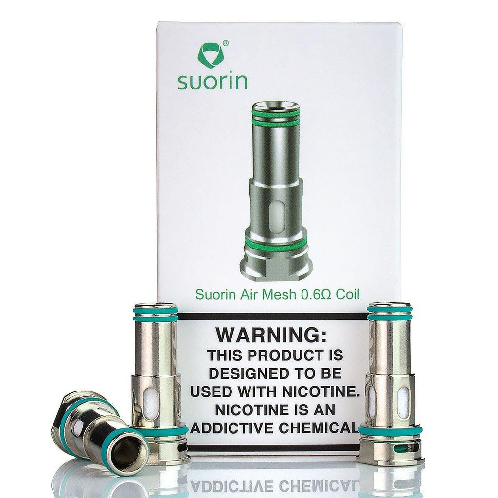 Suorin Air Mod Replacement Coils - (3-Pack) Replacement Coils Suorin 0.6ohm Mesh Coils 
