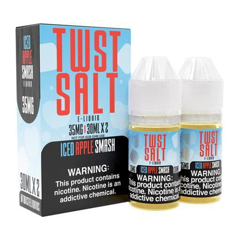 Iced Apple Smash by Twist Salt E-Liquids 60ml Nicotine Salt Twist Salt E-Liquids 