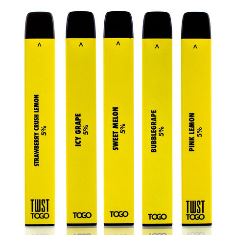 TWST TOGO V2 Disposable Vape Bars - 600 Puffs Disposable Vape Pens Twist Salt E-Liquids 