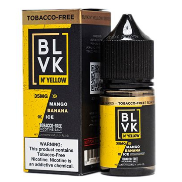 Mango Banana Ice by BLVK N' YELLOW Salts TFN 30ml