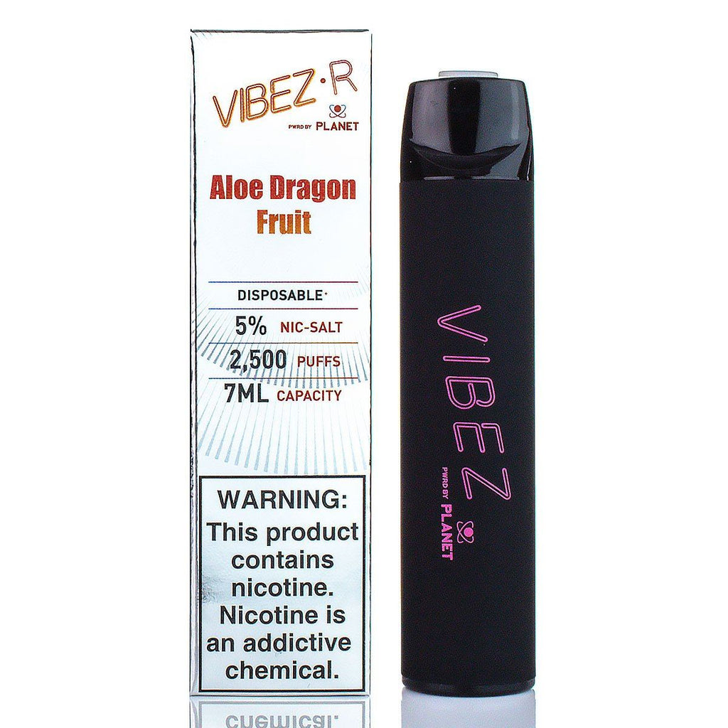 VIBEZ R Disposable Device - 2500 Puffs Disposable Vape Pens VIBEZ Aloe Dragon Fruit 