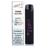 VIBEZ R Disposable Device - 2500 Puffs Disposable Vape Pens VIBEZ Frosted Berry Mix 