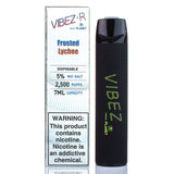 VIBEZ R Disposable Device - 2500 Puffs Disposable Vape Pens VIBEZ Frosted Lychee 