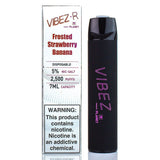 VIBEZ R Disposable Device - 2500 Puffs Disposable Vape Pens VIBEZ Frosted Strawberry Banana 