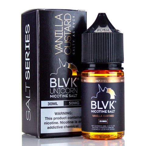 Vanilla Custard by BLVK Unicorn Nicotine 30ml Nicotine Salt BLVK Unicorn Salt 