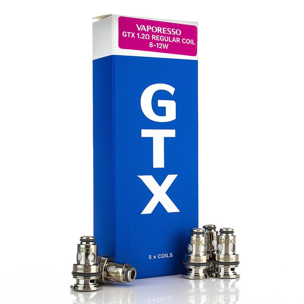 Vaporesso GTX Replacement Coils (5-Pack) Replacement Coils Vaporesso 1.2ohm GTX Regular 