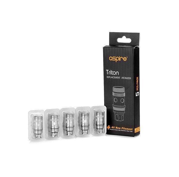 Aspire Triton Replacement Coil (Pack of 5) DISCONTINUED HARDWARE DISCONTINUED HARDWARE 0.5 Clapton 