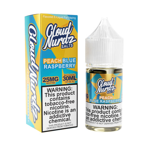 Peach Blue Raspberry by Cloud Nurdz TFN Salts 30ml