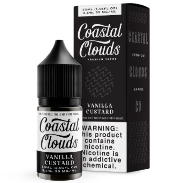 Vanilla Custard by Coastal Clouds Synthetic Salt 30ml