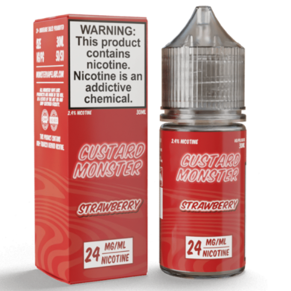 Strawberry by Custard Monster Salt 30ml