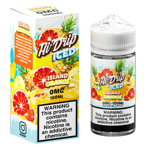 Iced Island Orange by Hi-Drip E-Liquids 100ml
