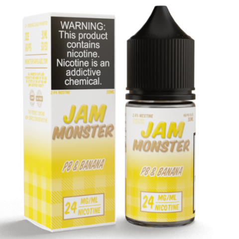 PB Banana by Jam Monster Salt Nicotine 30ml
