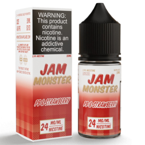 PB Strawberry by Jam Monster Salt Nicotine 30ml