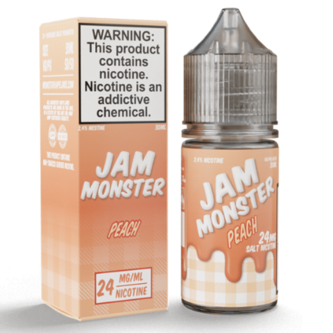 Peach by Jam Monster Salt Nicotine 30ml