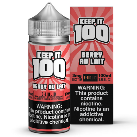 Berry Au Lait by Keep It 100 E-Juice 100ml