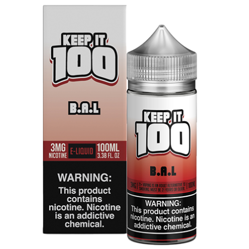 B.A.L by Keep It 100 Synthetic 100ml