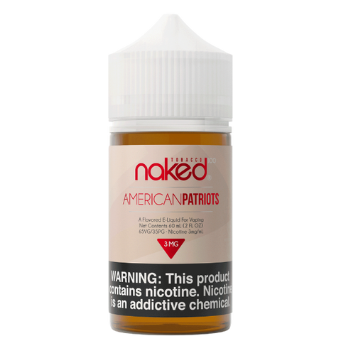 American Patriots by Naked 100 Tobacco 60ml