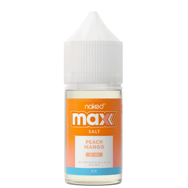 Peach Mango Ice by NKD 100 MAX TFN Salts 30ml