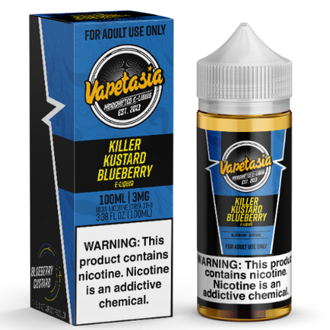 Killer Kustard Blueberry by Vapetasia 100ml